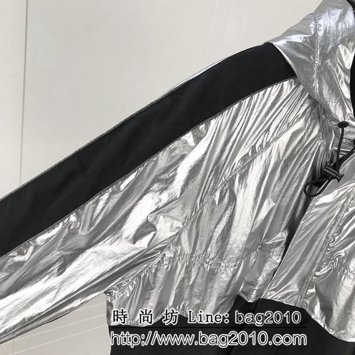 GVC紀梵希 獨家發售 原單管道貨 19ss春季新款 電鍍銀設計 男款風衣外套 ydi2490